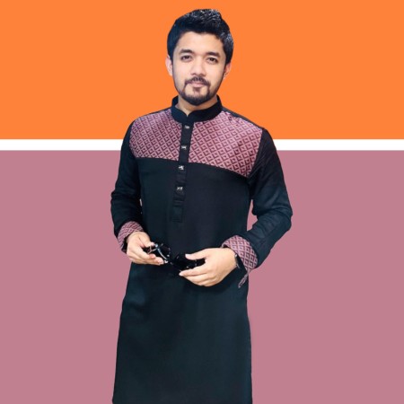 Men's Exclusive Contrast Panjabi