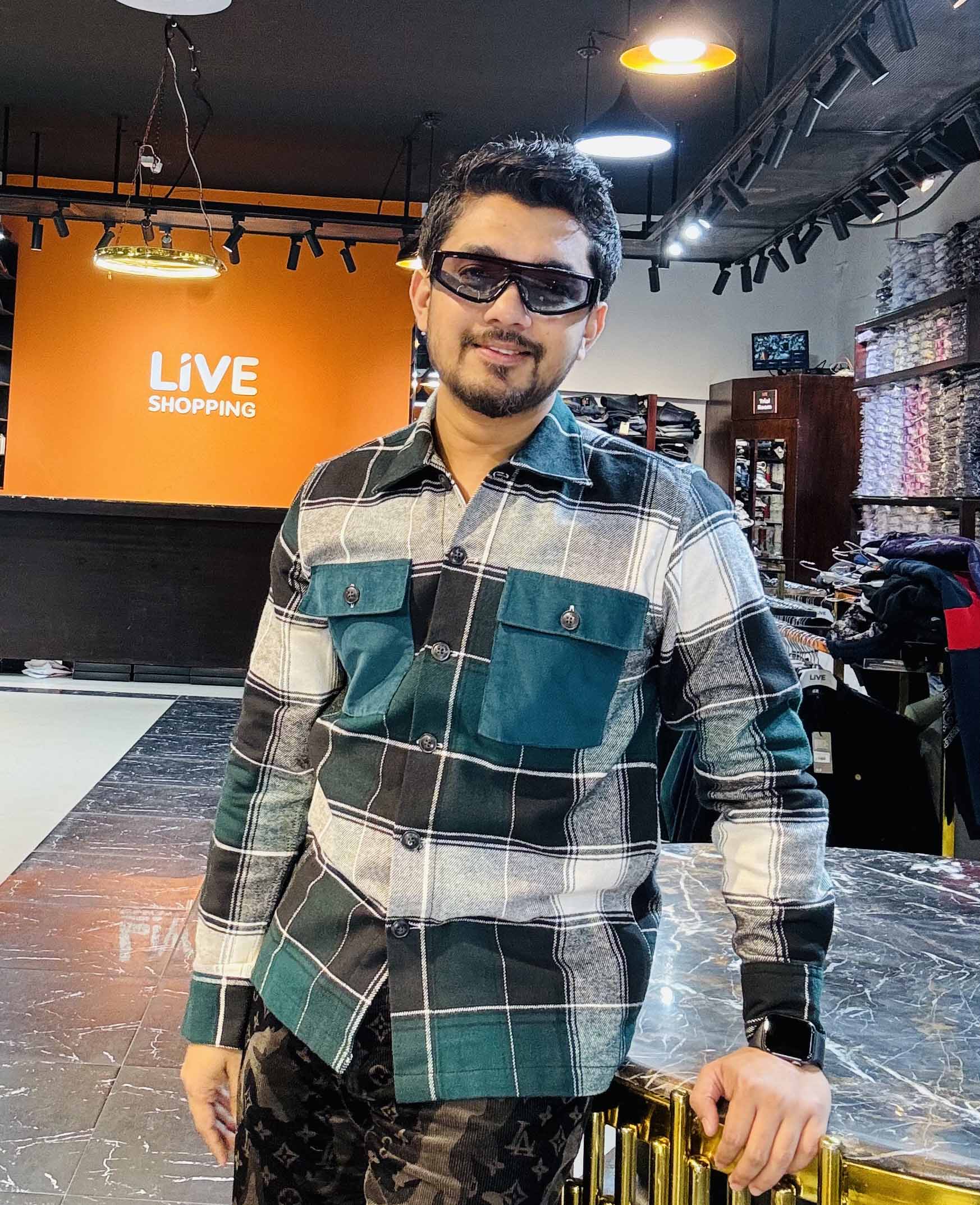 Double Pocket Check Shirt