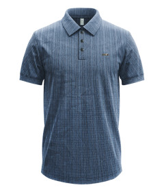 Natural Crinkle Fabric Polo