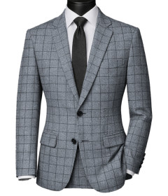 PrimeStyle Grey Check Blazer