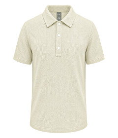 Men’s Lightweight Knit Polo – Smart Casual Short Sleeve Shirt