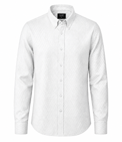Men’s Textured Jacquard Button-Down Shirt