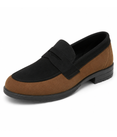 Men’s Textured Tassel Loafers, Comfortable Slip-On Shoes for Business and Casual Outfits