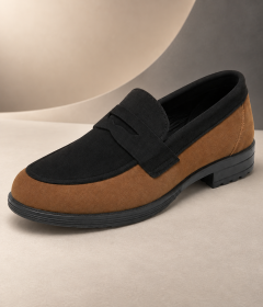 Men’s Textured Tassel Loafers, Comfortable Slip-On Shoes for Business and Casual Outfits
