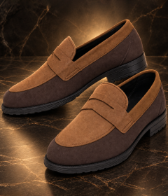 Men’s Textured Tassel Loafers, Comfortable Slip-On Shoes for Business and Casual Outfits